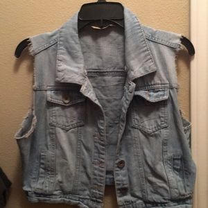 Highway jean jacket vest